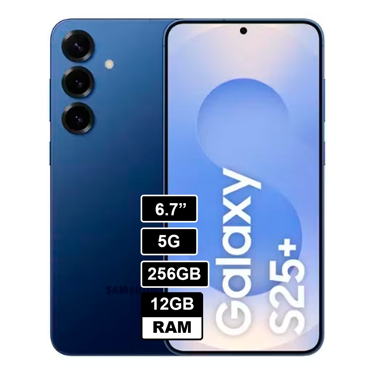 SAMSUNG - Smartphone Galaxy S25 Plus 12GB 256GB Azul Marino