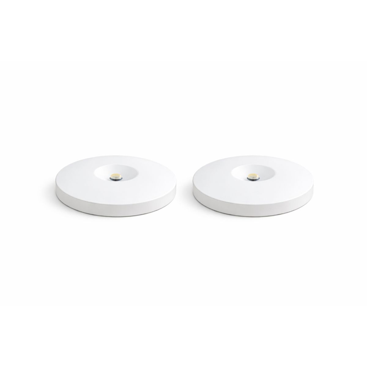 GENERICO - Pack 2 Luz Led Foco 18W Con Sensor De Movimiento Luz Blanca Fría Redondo Para Cocina Sala  AJ440396