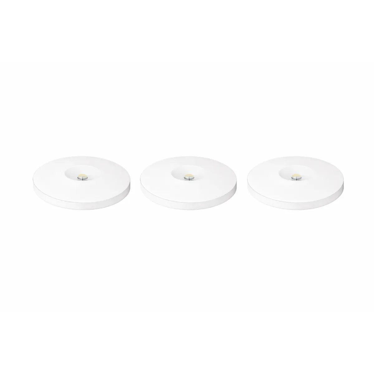 GENERICO - Pack 3 Luz Led Foco 18W Con Sensor De Movimiento Luz Blanca Fría Redondo Para Cocina Sala AJ440396