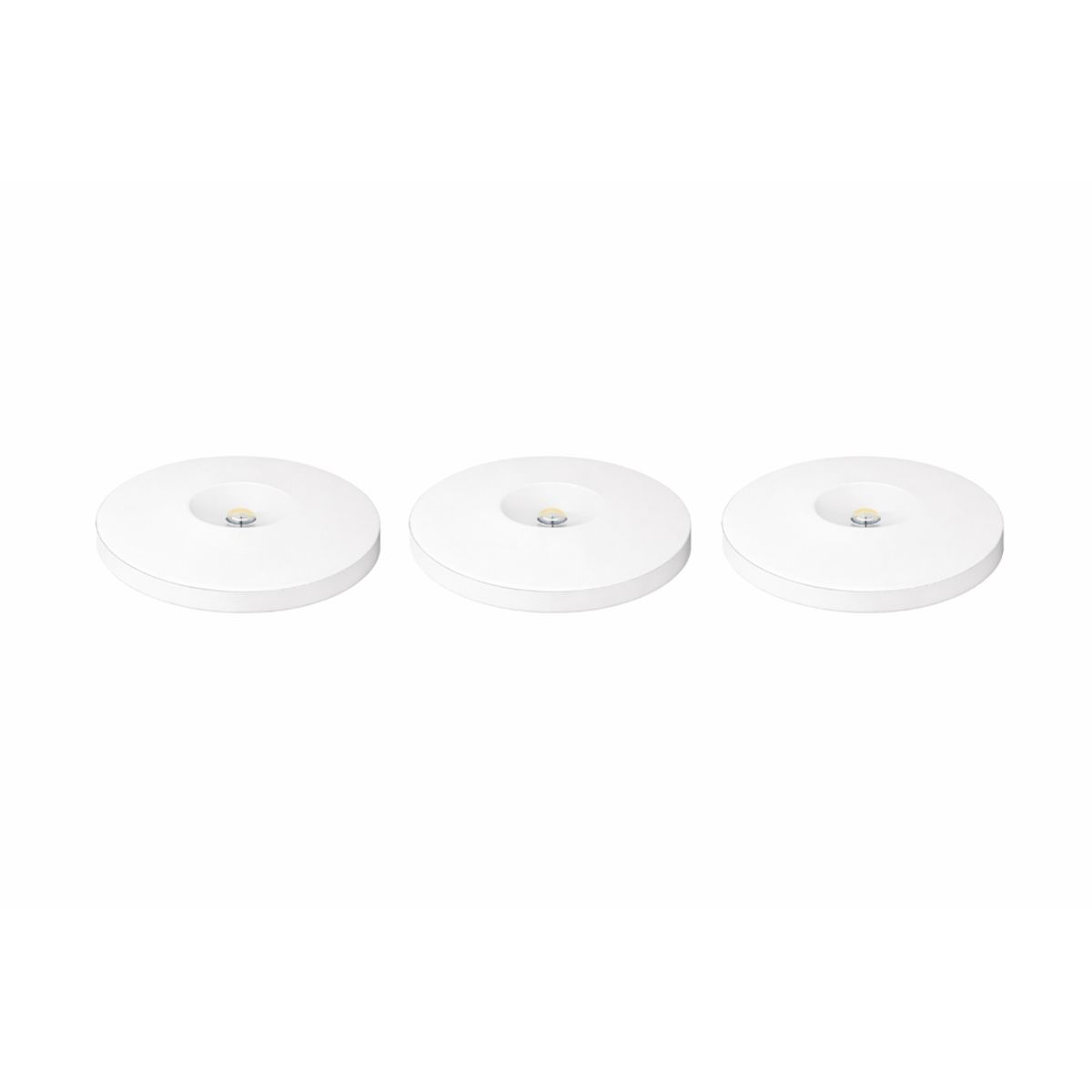 GENERICO - Pack 3 Luz Led Foco 18W Con Sensor De Movimiento Luz Blanca Fría Redondo Para Cocina Sala AJ440396