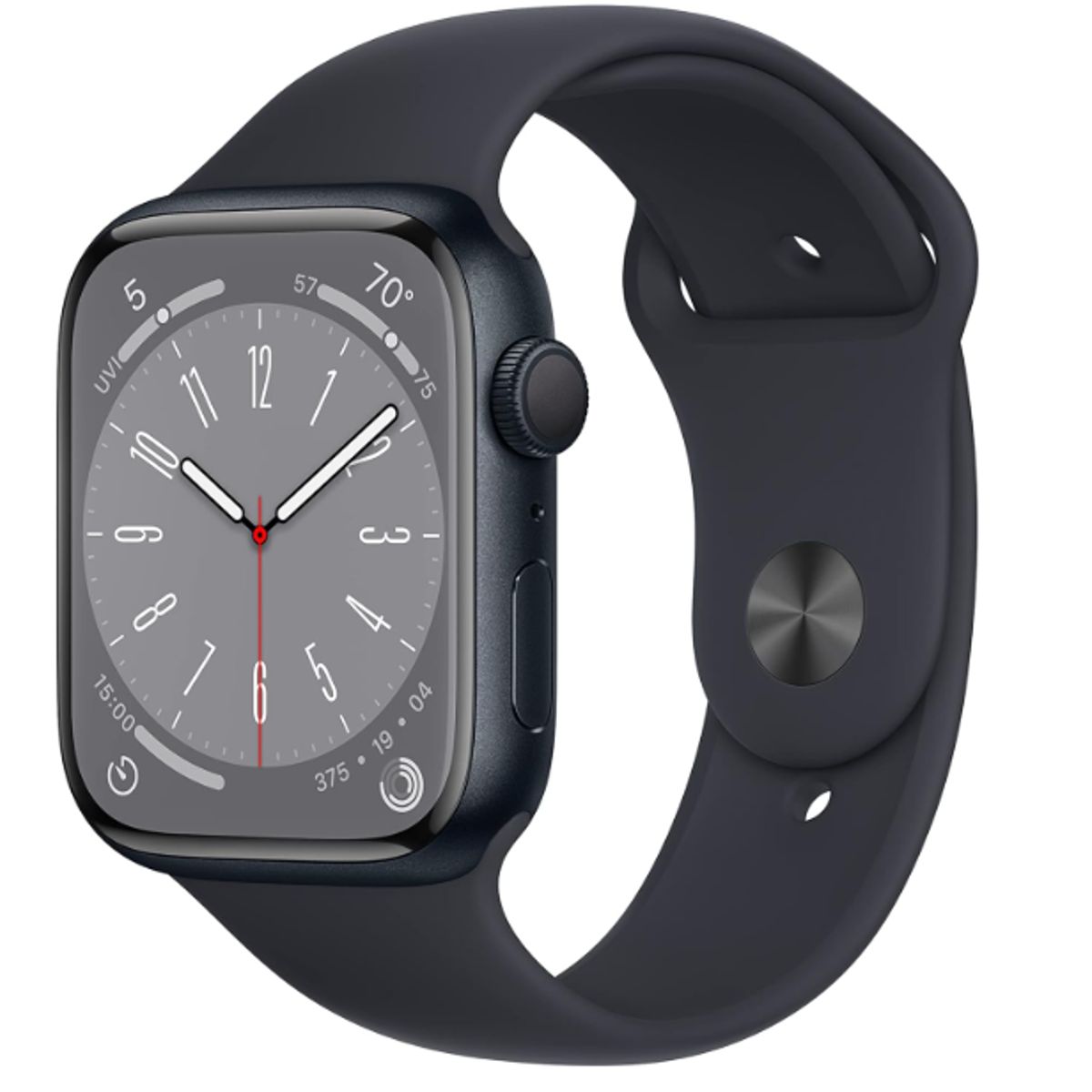 APPLE - Apple Watch Series 8 41mm GPS Aluminio Midnight S/M A2770 Reacondicionado