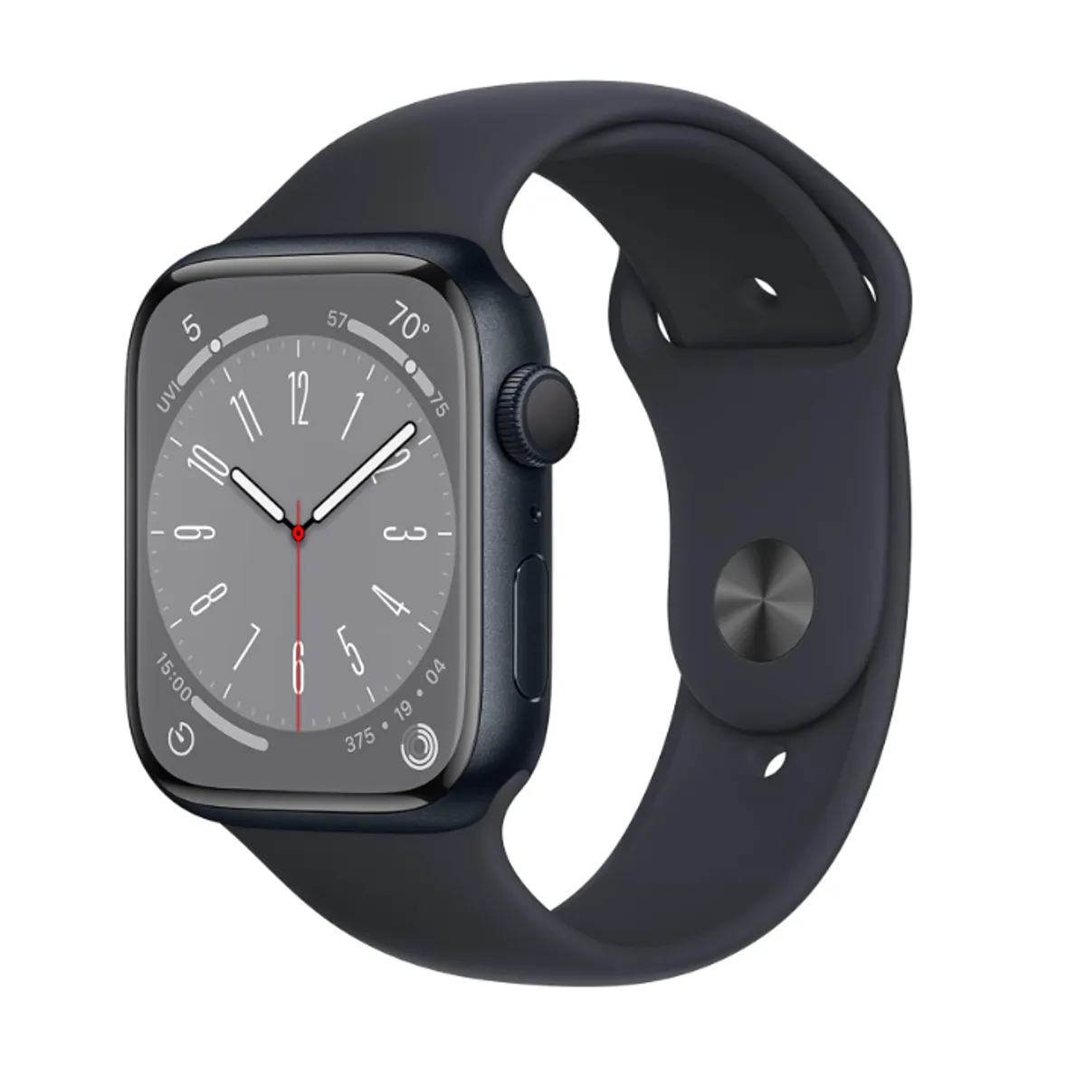 APPLE - Apple Watch Series 8 41mm GPS Aluminio Midnight S/M A2770 Reacondicionado