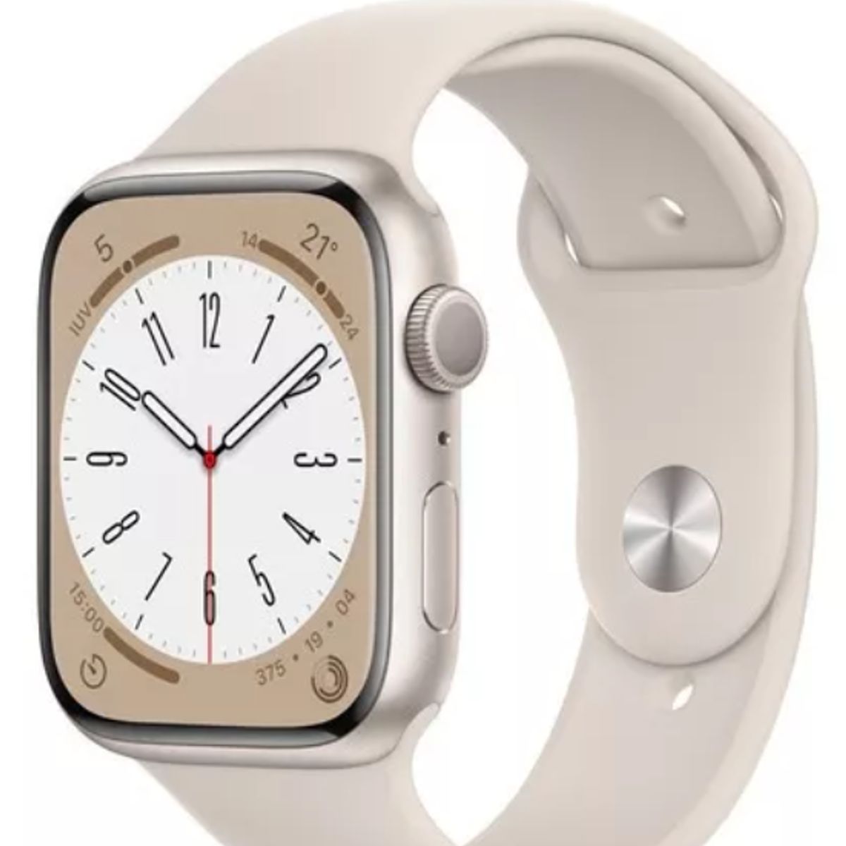 APPLE - Apple Watch Series 8 45mm GPS Aluminium Starlight S/M A2770 Reacondicionado