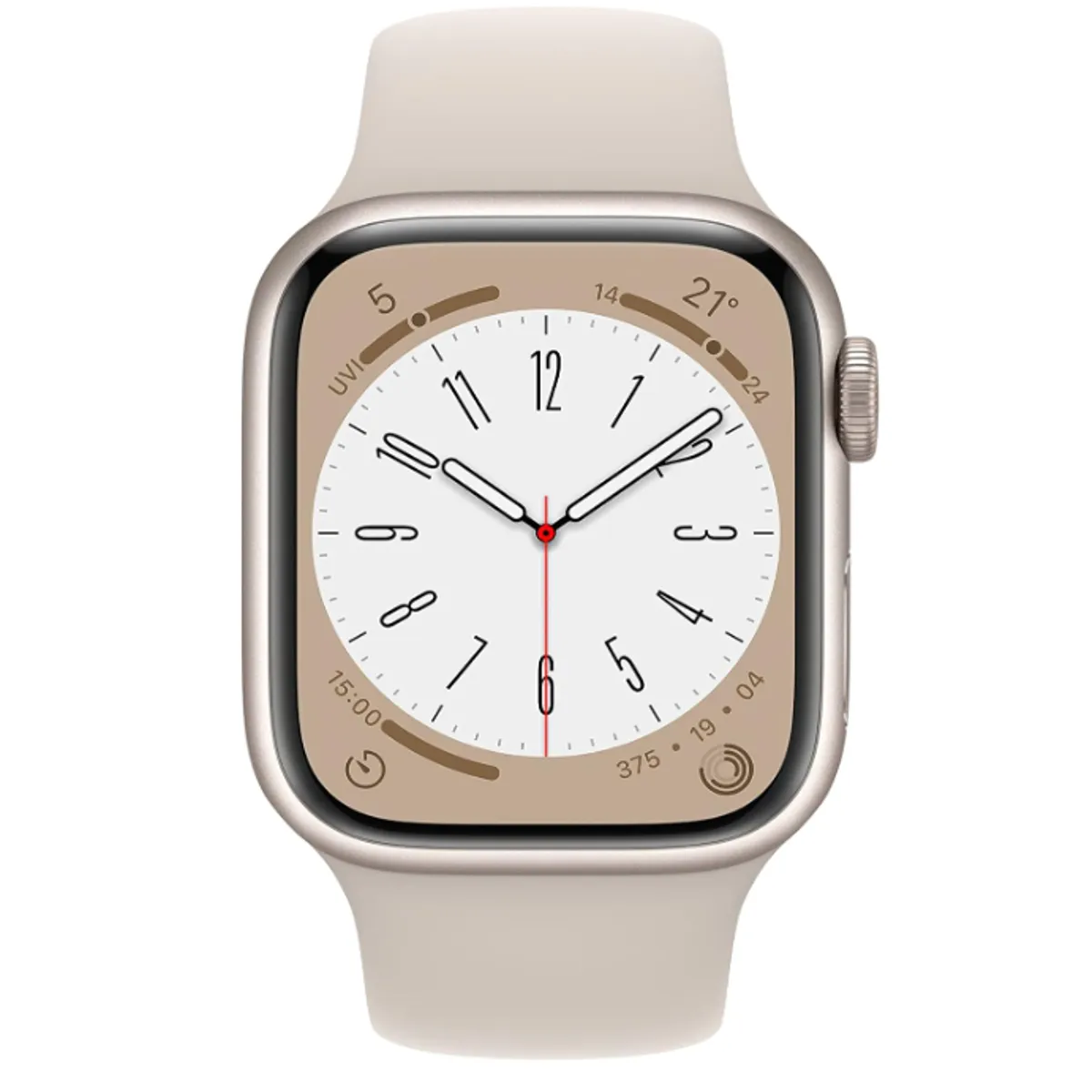 APPLE - Apple Watch Series 8 45mm GPS Aluminium Starlight S/M A2770 Reacondicionado