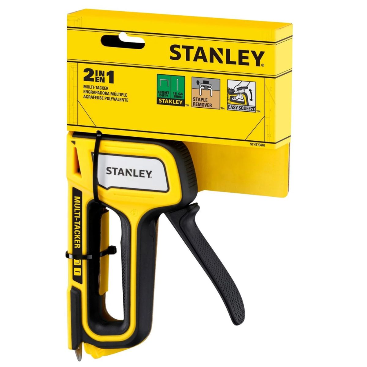 STANLEY - Engrapadora Múltiple 2 en 1 Stanley STHT70440 – Amarilla