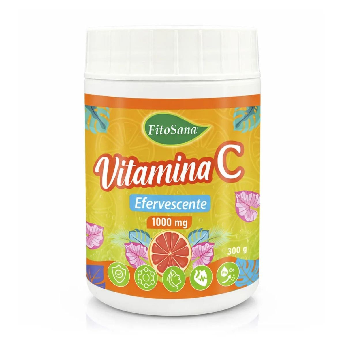 FITOSANA - Vitamina C 1000 mg Efervescente (300 g) - Fitosana
