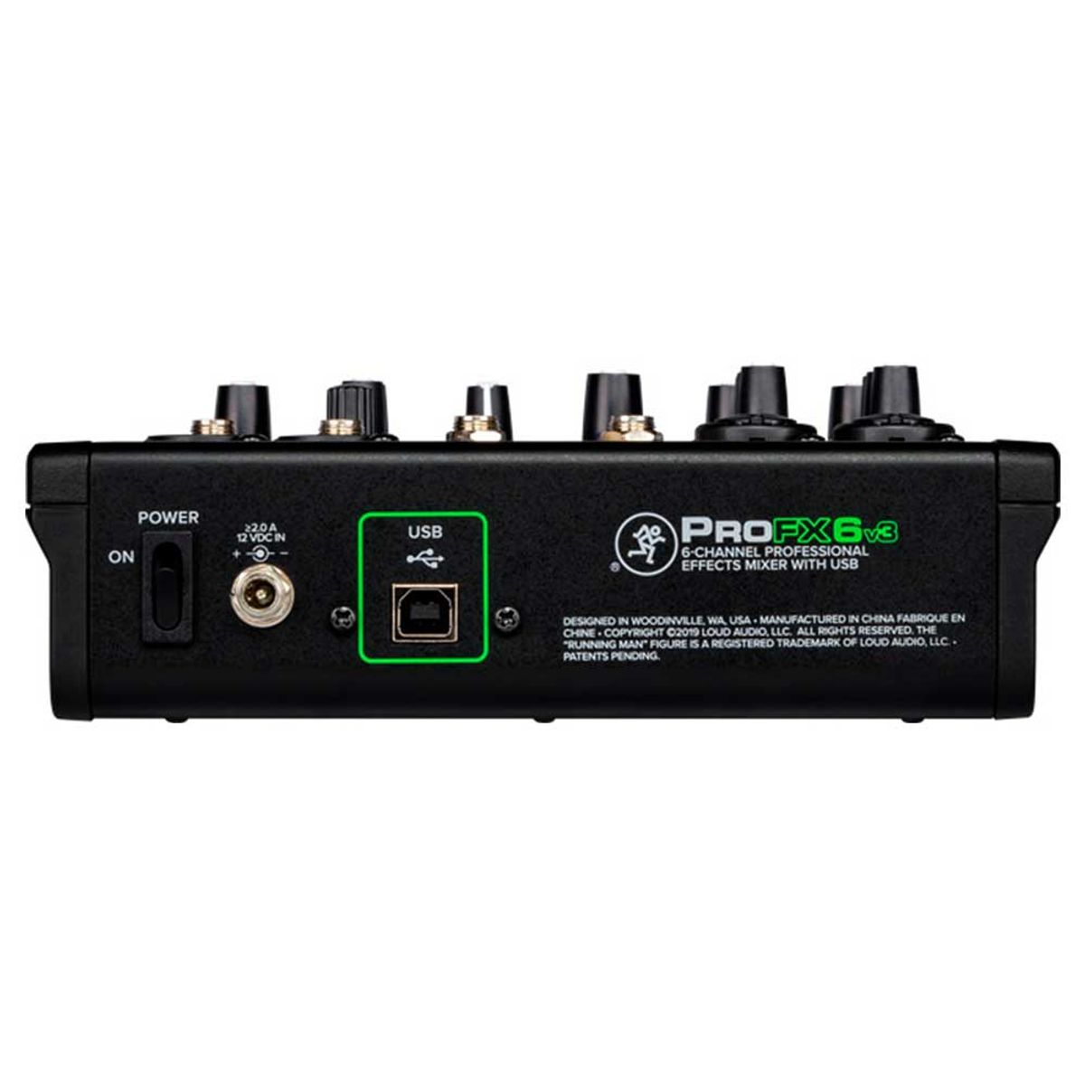 MACKIE - Mezcladora Mackie ProFX6v3 6 Canales con efectos