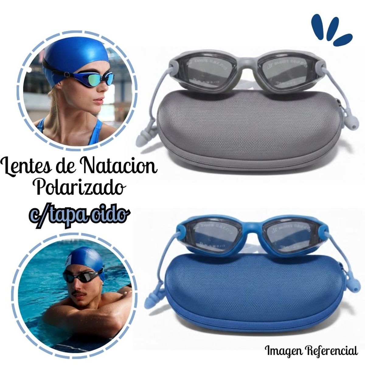 GENERICO - Lentes de Natación con protección UV - AG