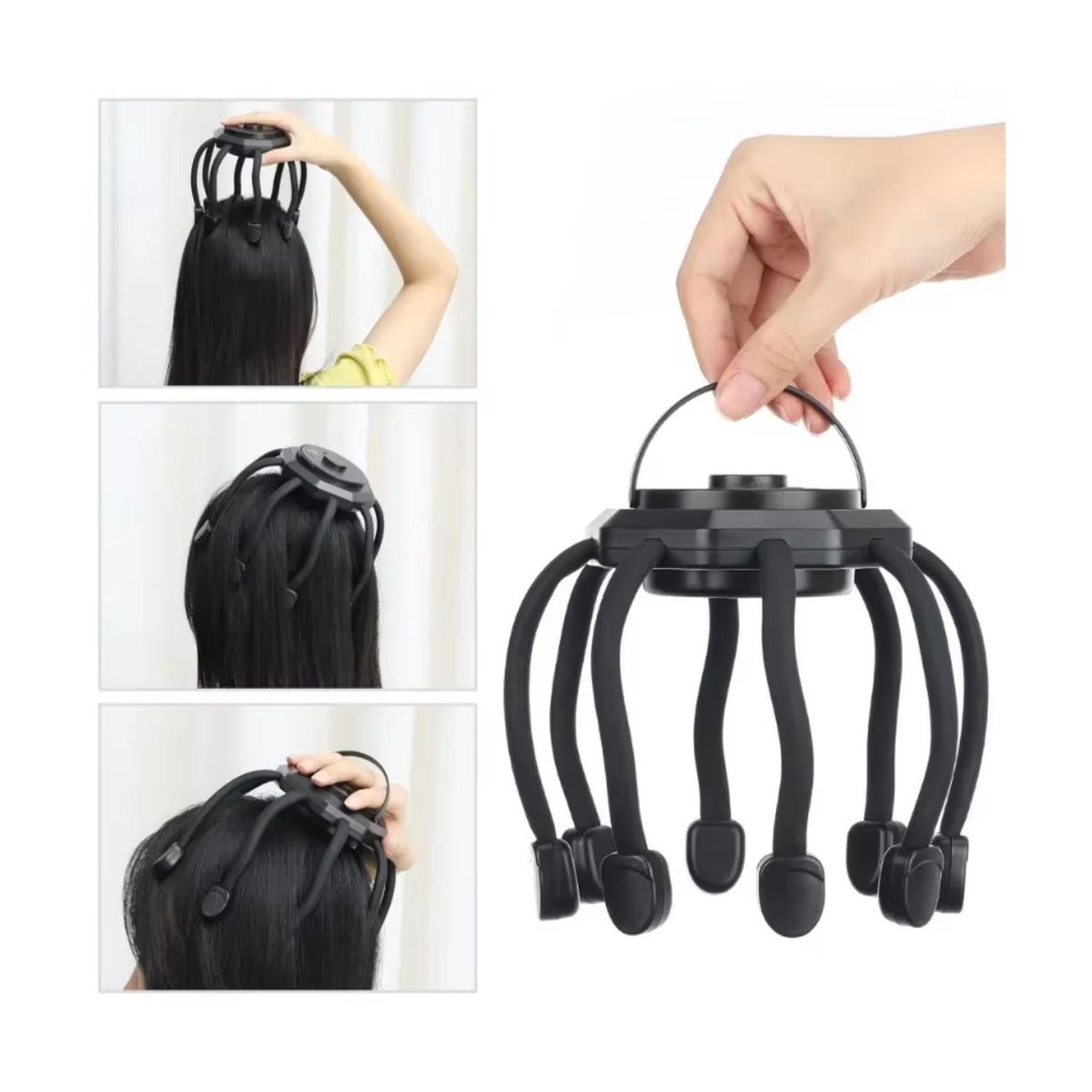 OEM - Masajeador de Cabeza Cuero Cabelludo  Anti Estrés Forma de Pulpo