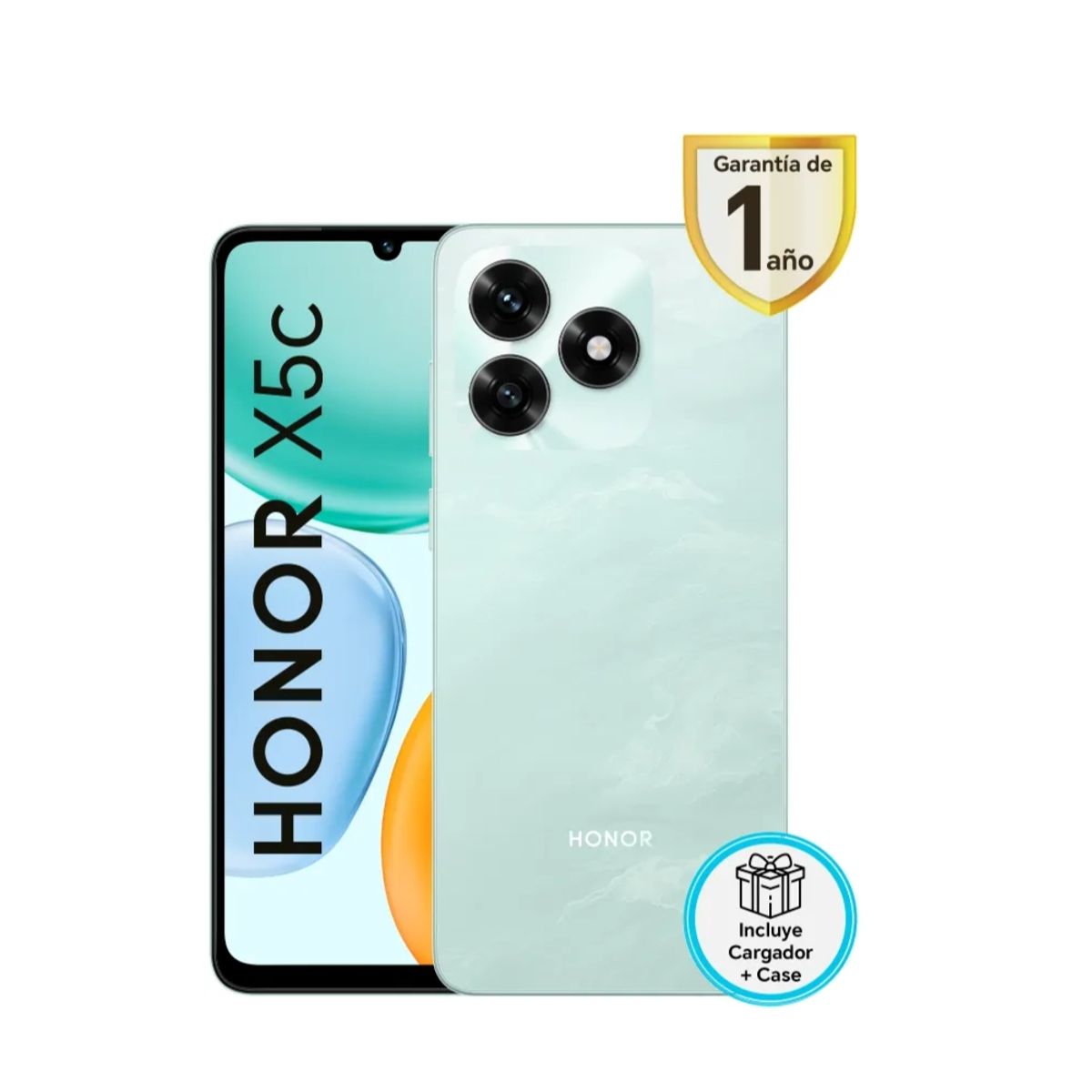 HONOR - Celular Honor X5C 6.74"  Pulg.  4GB RAM 64GB MagicOS 9.0 - Azul Cian