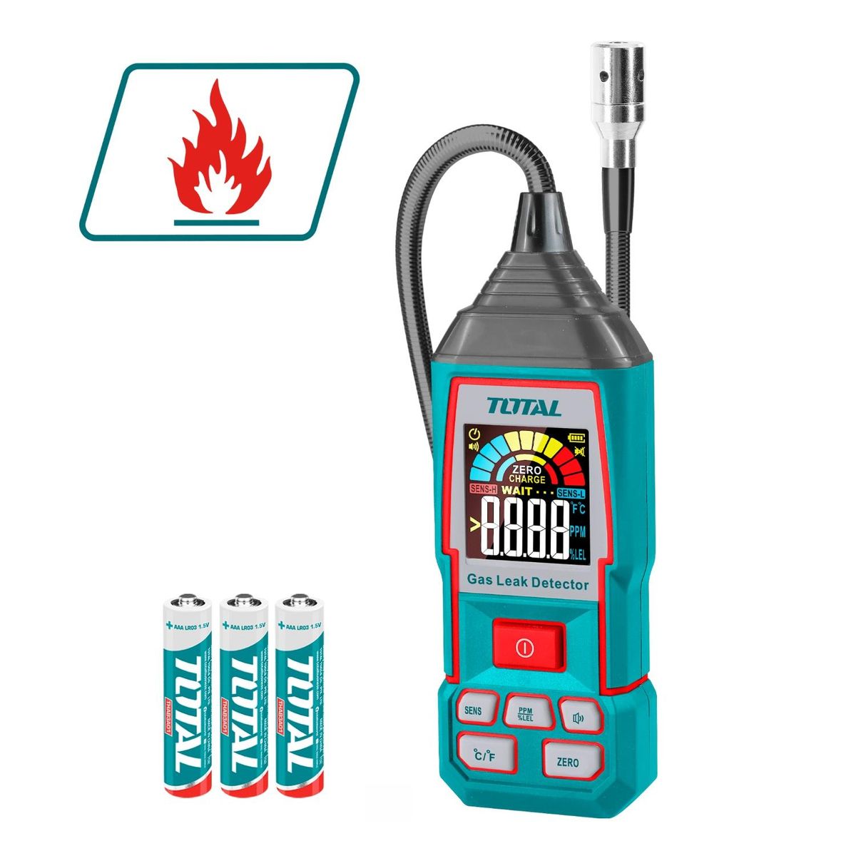 Detector de Fugas de Gas Digital Total, marca Total Tools - Foto Principal