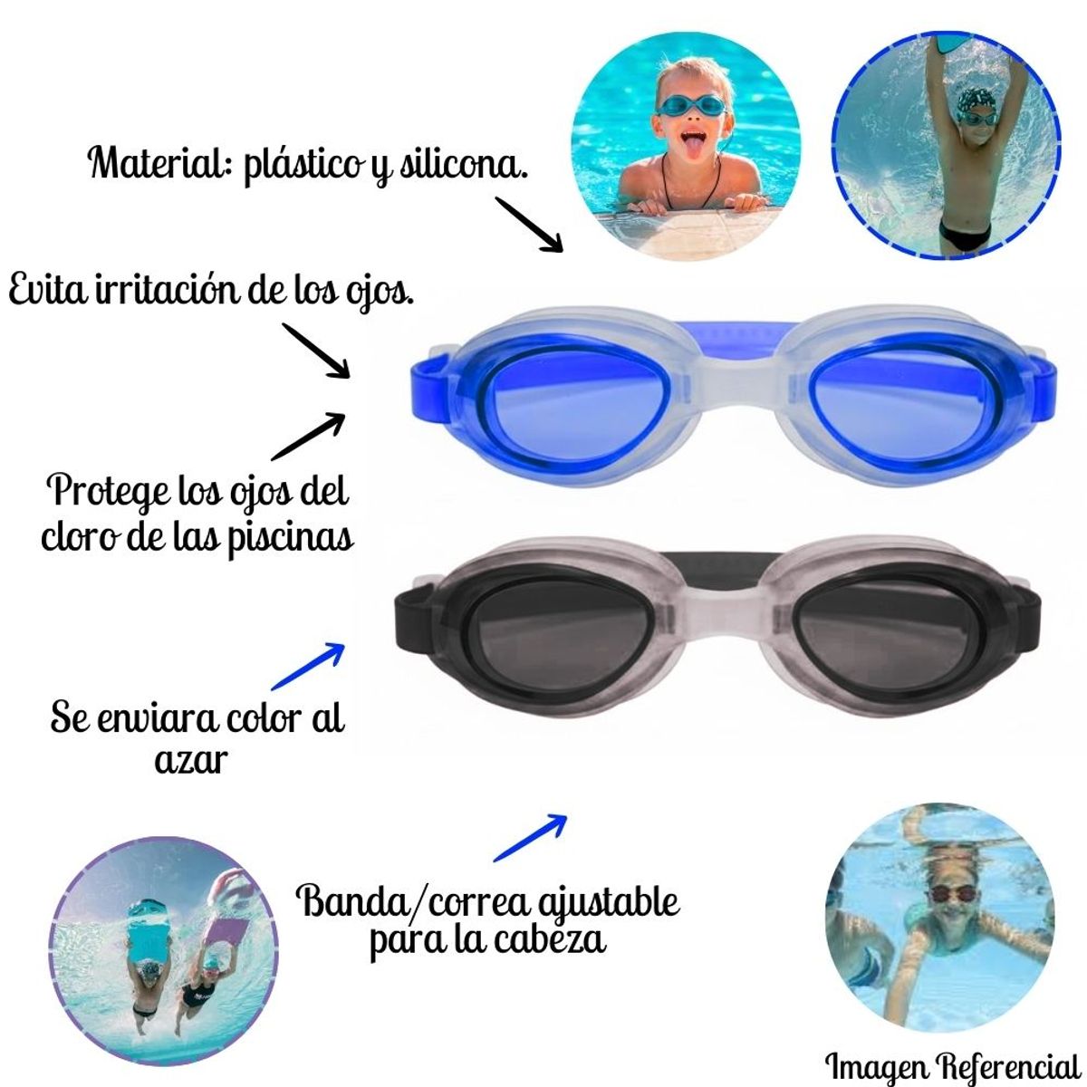 GENERICO - Lentes de Natación -NA