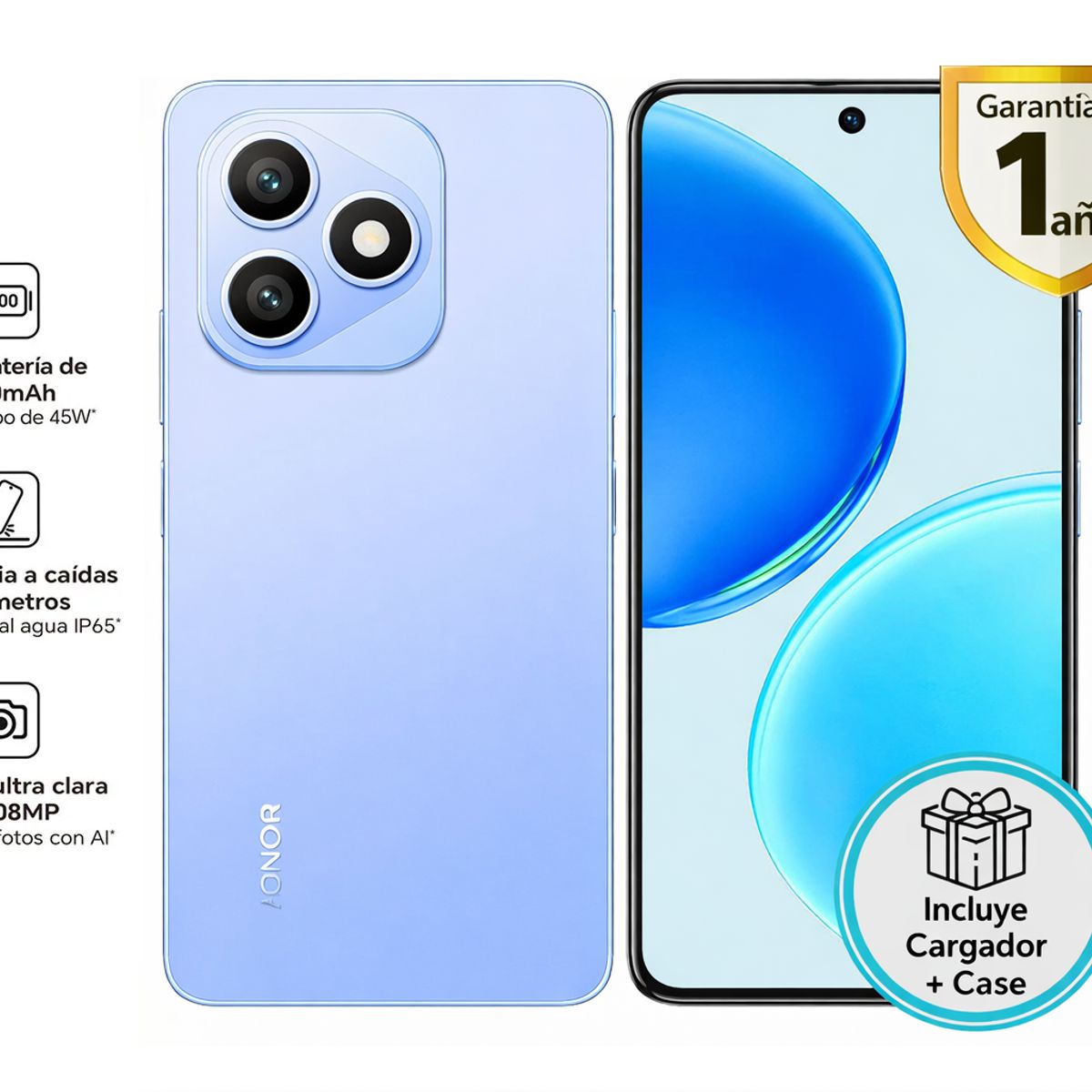 HONOR - HONOR X8D AZUL 8RAM 256GB - REGISTRADO