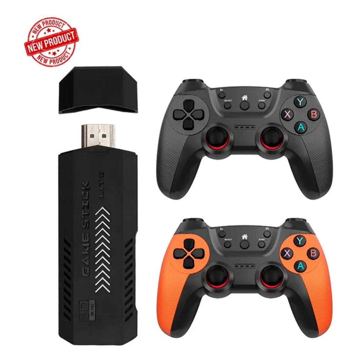 GENERICO - Consola Retro Stick X2 Ultra 3D Games 128GB 45000 Juegos con Mandos Recargables Inalámbricos