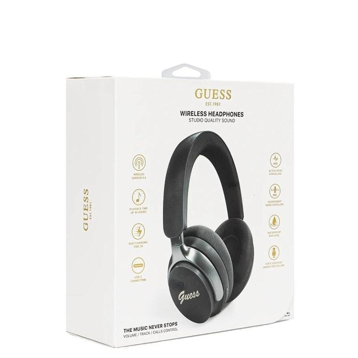 GUESS - AUDIFUNO BLUETOOTH GUESS DE ALTA CALIDAD NEGRO