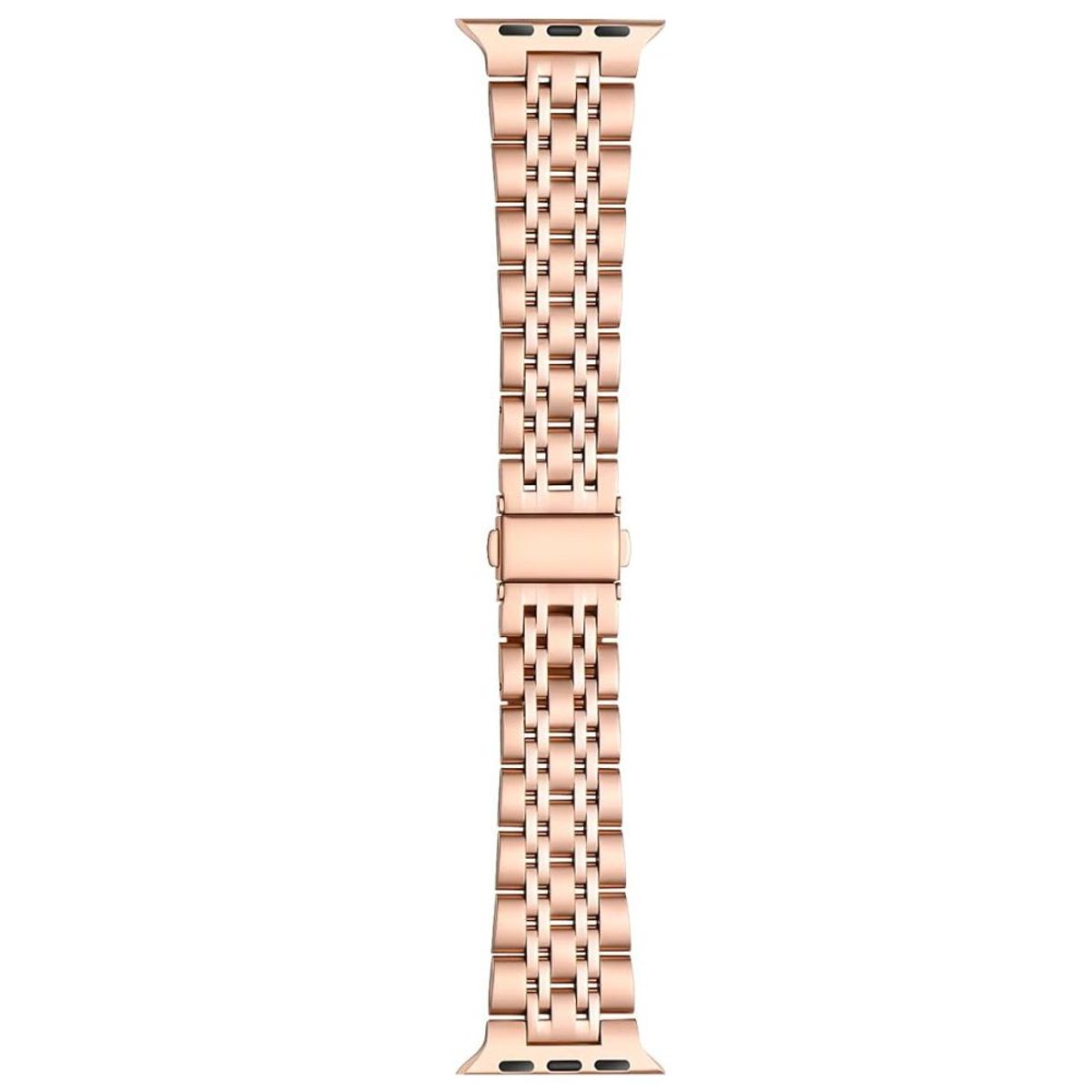 URVOI - Correa de Acero Loop para Apple Watch 46mm S10 S11 Rose Gold