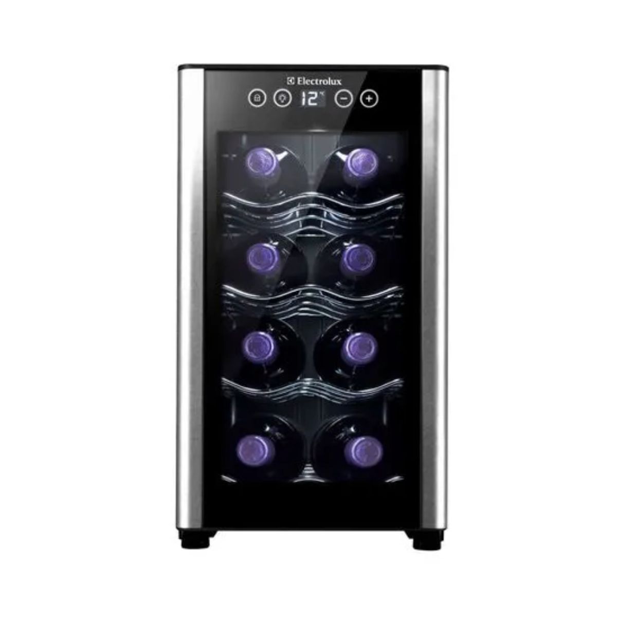 ELECTROLUX - Cava de Vinos Electrolux ERW082XAMB Termoeléctrica para 8 Botellas Color Silver 220V
