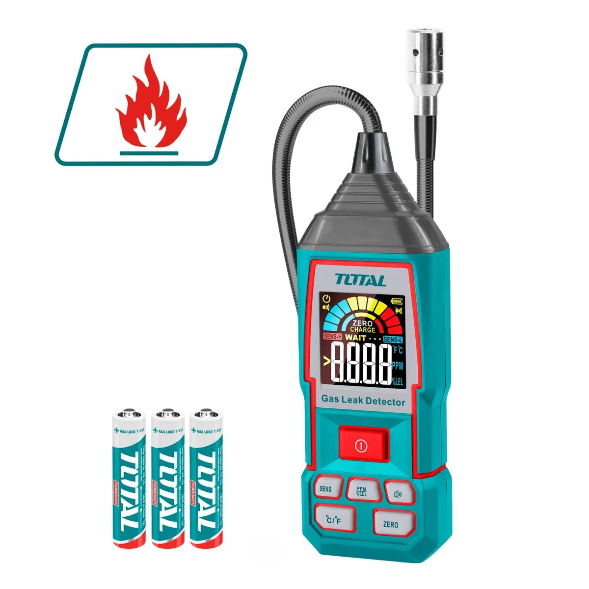 Detector de Fugas de Gas Digital Total, marca Total Tools - Foto Principal
