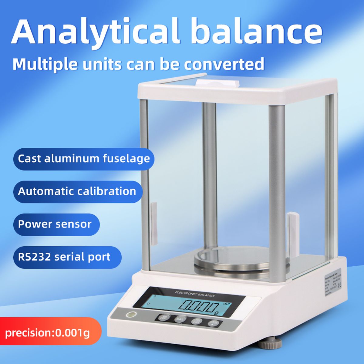 GENERICO - Balanza de Precision Digital Analítica 510g0001g Joyeria Quimicos