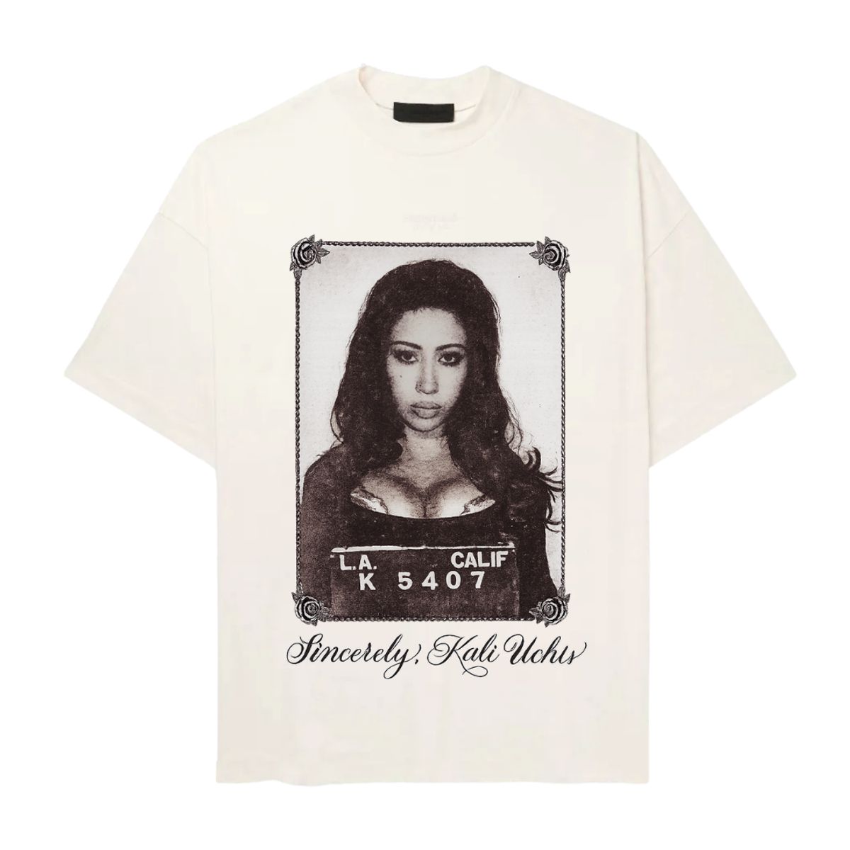 GENERICO - Polo Kali Uchis Oversize Algodón Perla Oversized