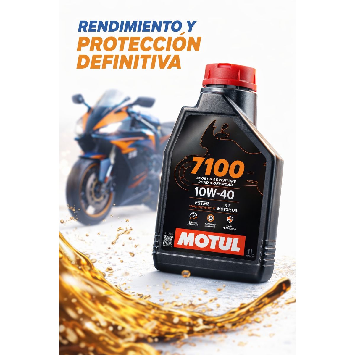 GENERICO - ACEITE MOTUL 7100 10W-40 1L