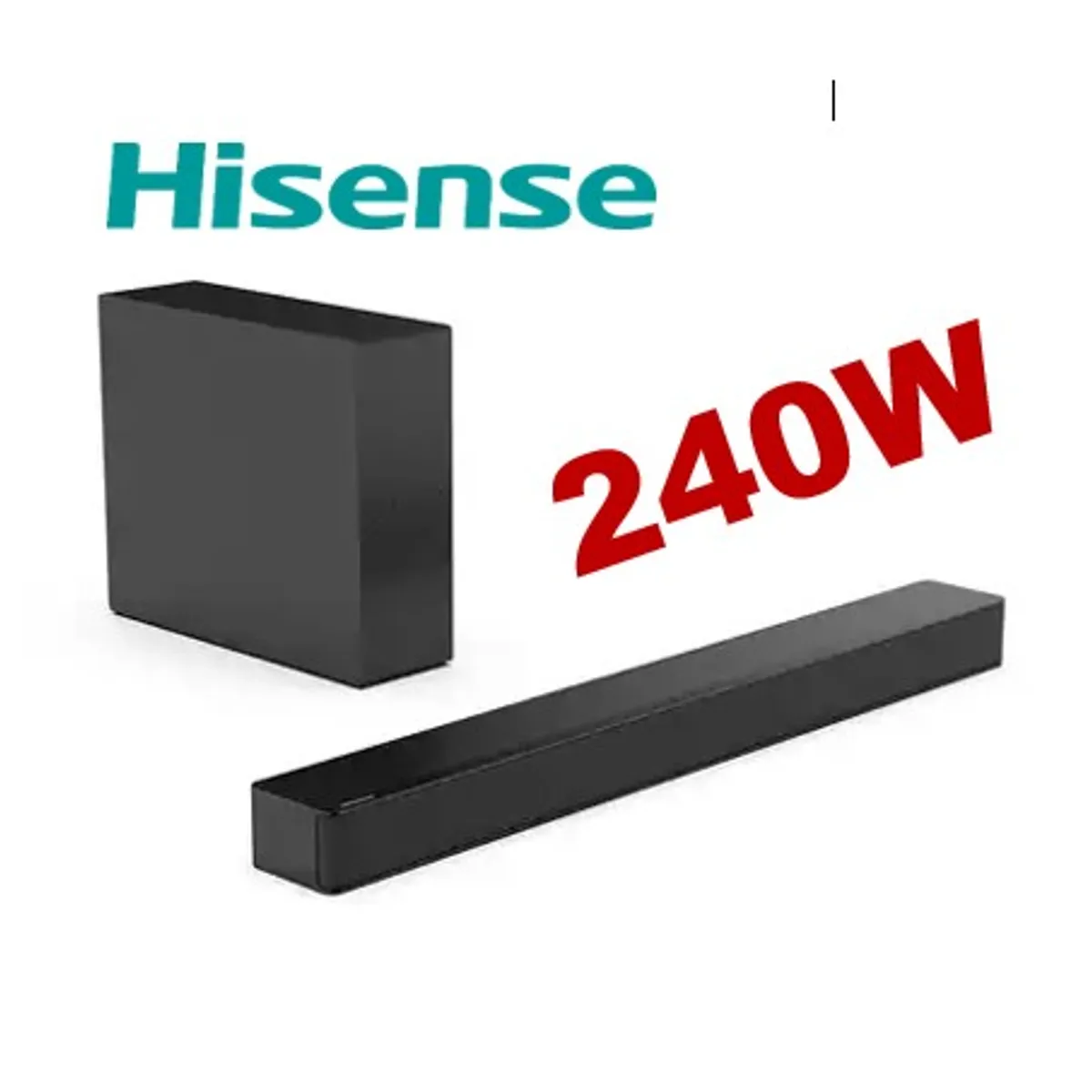 HISENSE - Hisense HS2100 21Ch 240W Barra de Sonido Surround Bass Boost Negro
