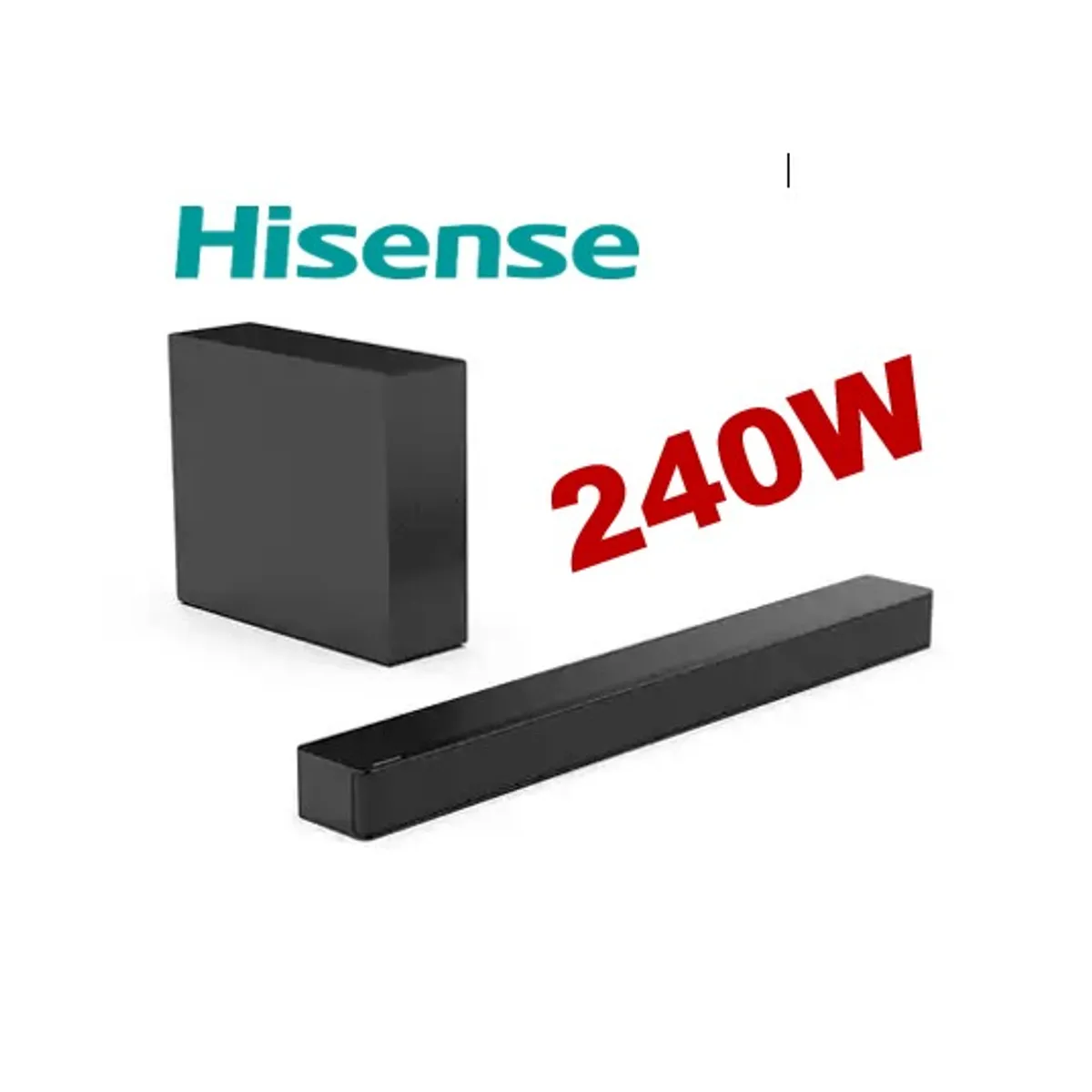 HISENSE - Hisense HS2100 21Ch 240W Barra de Sonido Surround Bass Boost Negro