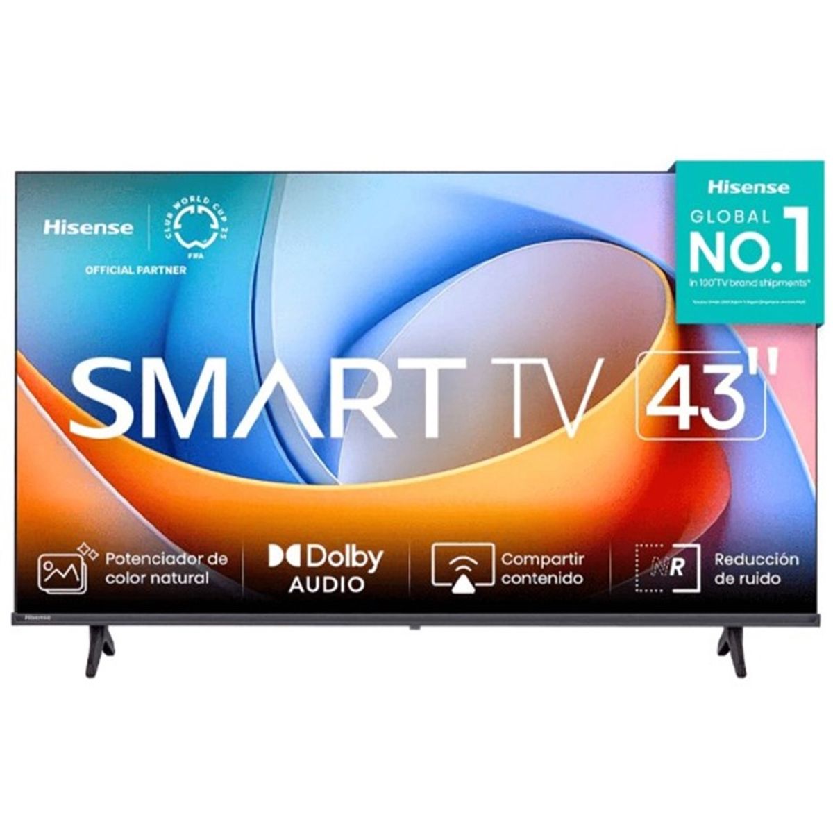 HISENSE - TELEVISOR HISENSE 43' FHD SMART TV 43A4NV VIDAA MODELO 2025