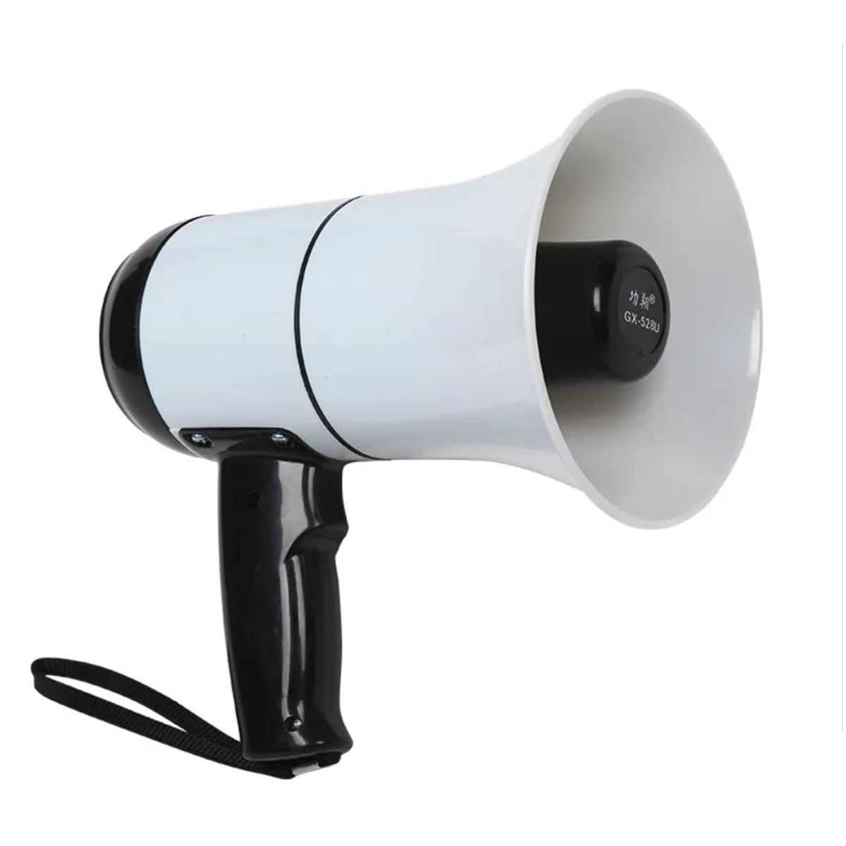 GENERICO - Megáfono batería portátil con grabadora 35 W - Negro