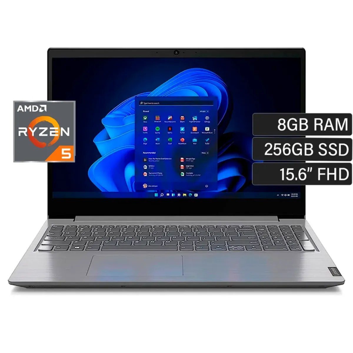 LENOVO - LAPTOP LENOVO V15 G4 AMD RYZEN 5 7520U V15-G4-AMN RAM 8GB SSD 256GB 15.6 FHD FREEOS