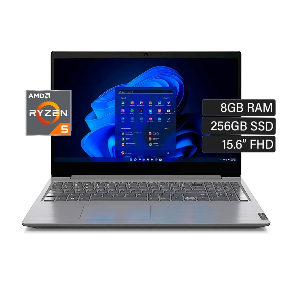 LENOVO - LAPTOP LENOVO V15 G4 AMD RYZEN 5 7520U V15-G4-AMN RAM 8GB SSD 256GB 15.6 FHD FREEOS