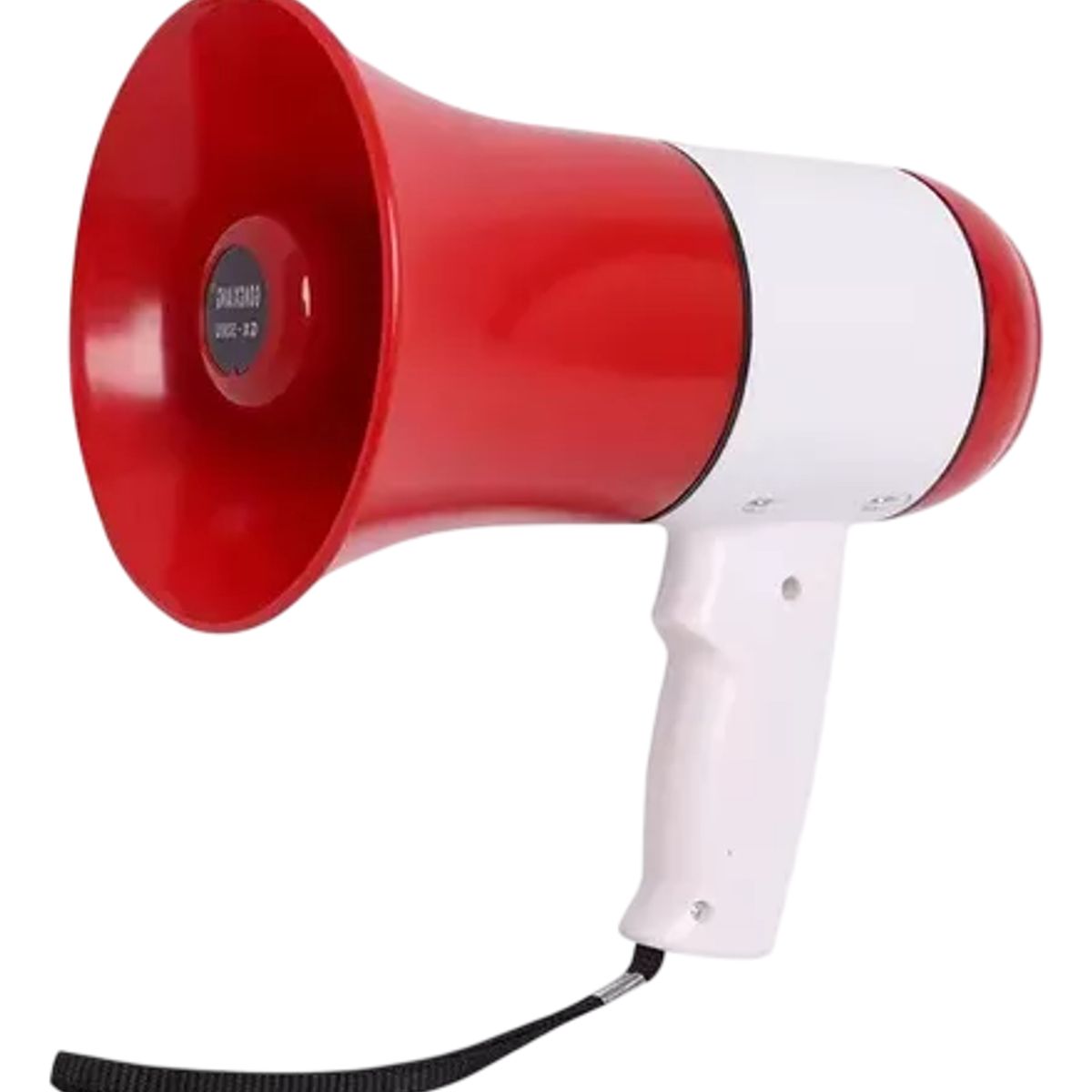 GENERICO - Megáfono batería portátil con grabadora 35 W - Rojo y Blanco