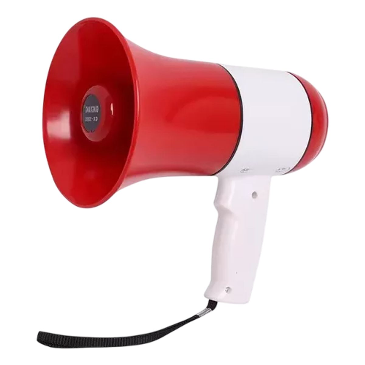 GENERICO - Megáfono batería portátil con grabadora 35 W - Rojo y Blanco