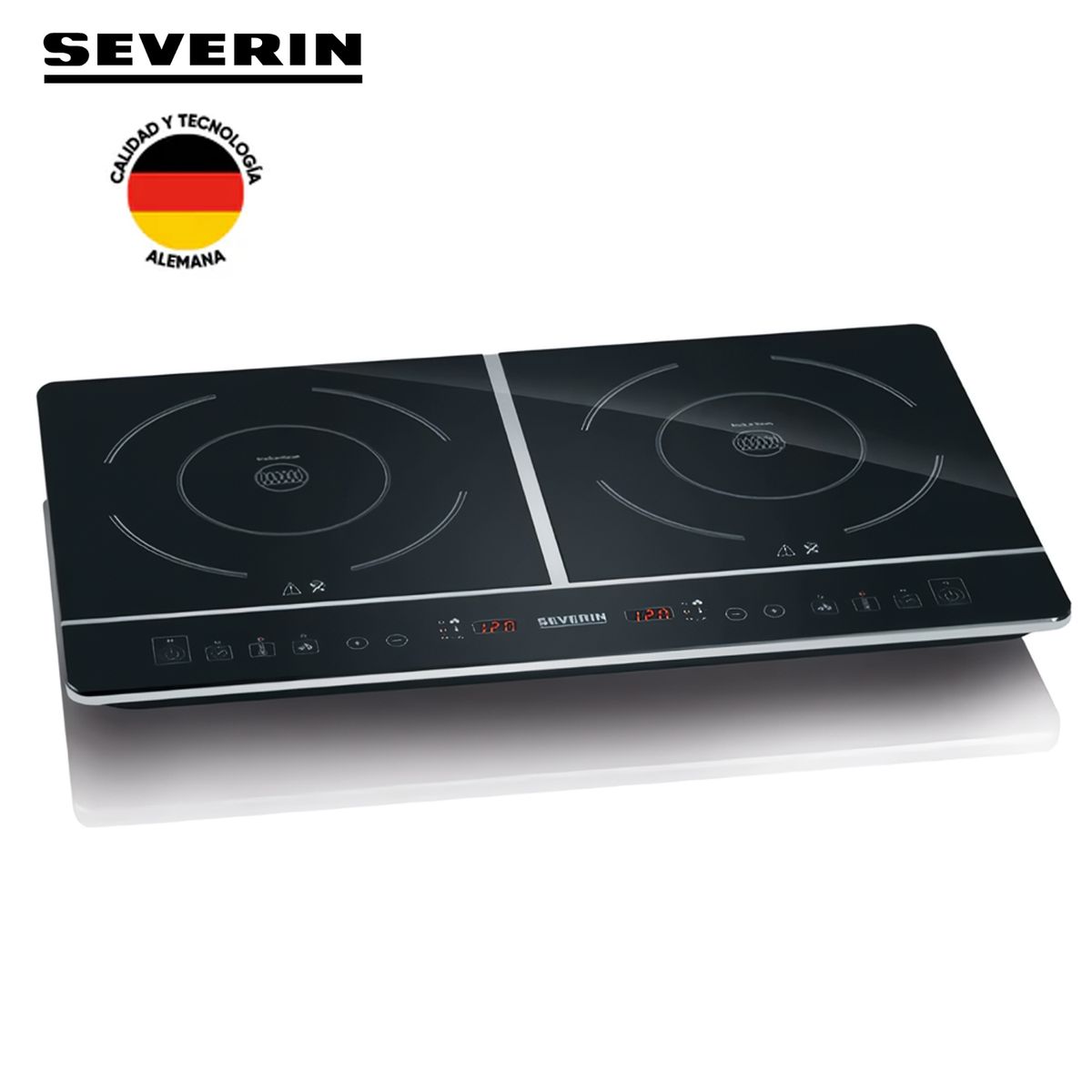 SEVERIN - Cocina de inducción DOBLE Severin  DK 1031