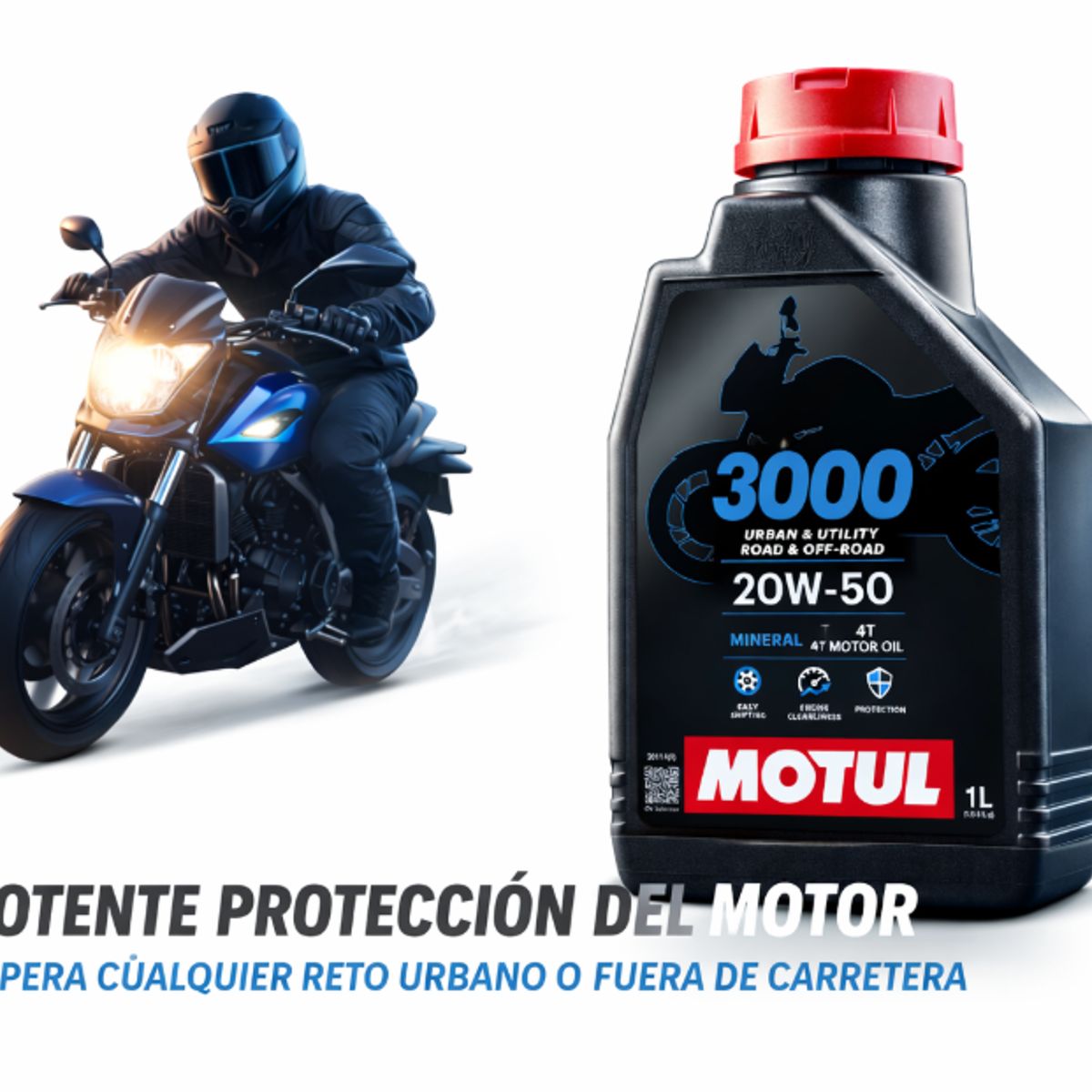 ACEITE MOTUL 3000 20W-50 1L, marca GENERICO - Foto Principal