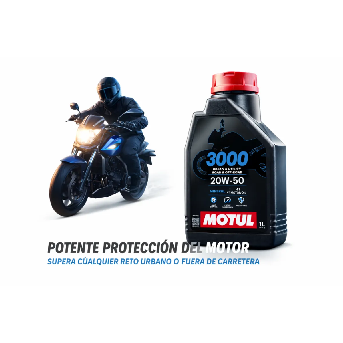 ACEITE MOTUL 3000 20W-50 1L, marca GENERICO - Foto Principal