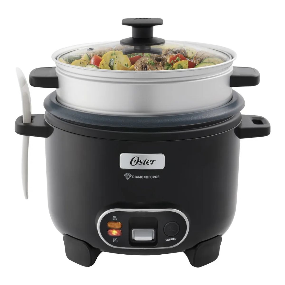 OSTER - Olla Oster CKSTRC15DFBLK-053 Arrocera con recubrimiento Diamond Force