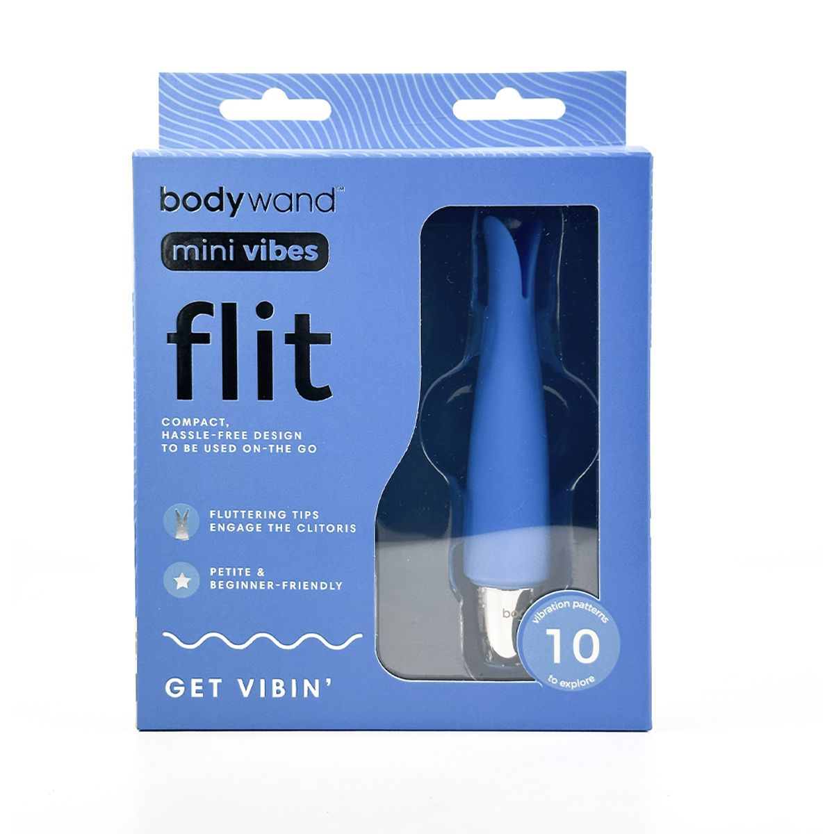 GENERICO - Bala Vibradora Recargable Mini Vibes Flit Azul