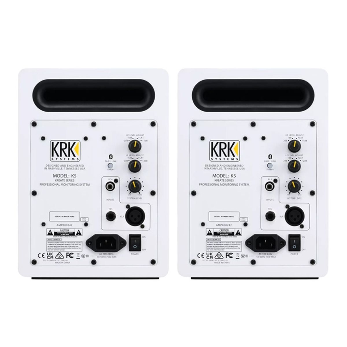 KRK - Monitor Kreate 5 White Par Bluetooth