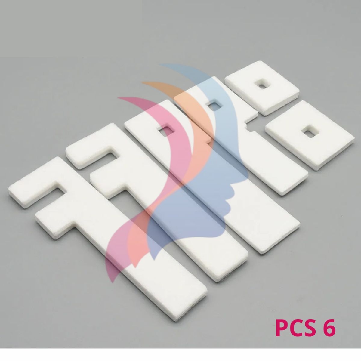 GENERICO - 6 UNIDADES ALMOHADILLA COMPATIBLE L395 L396 L455 L455 L475 L495