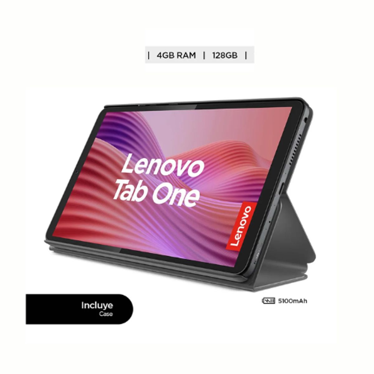 LENOVO - Tablet Tab One 87 128gb + Folio Casev con