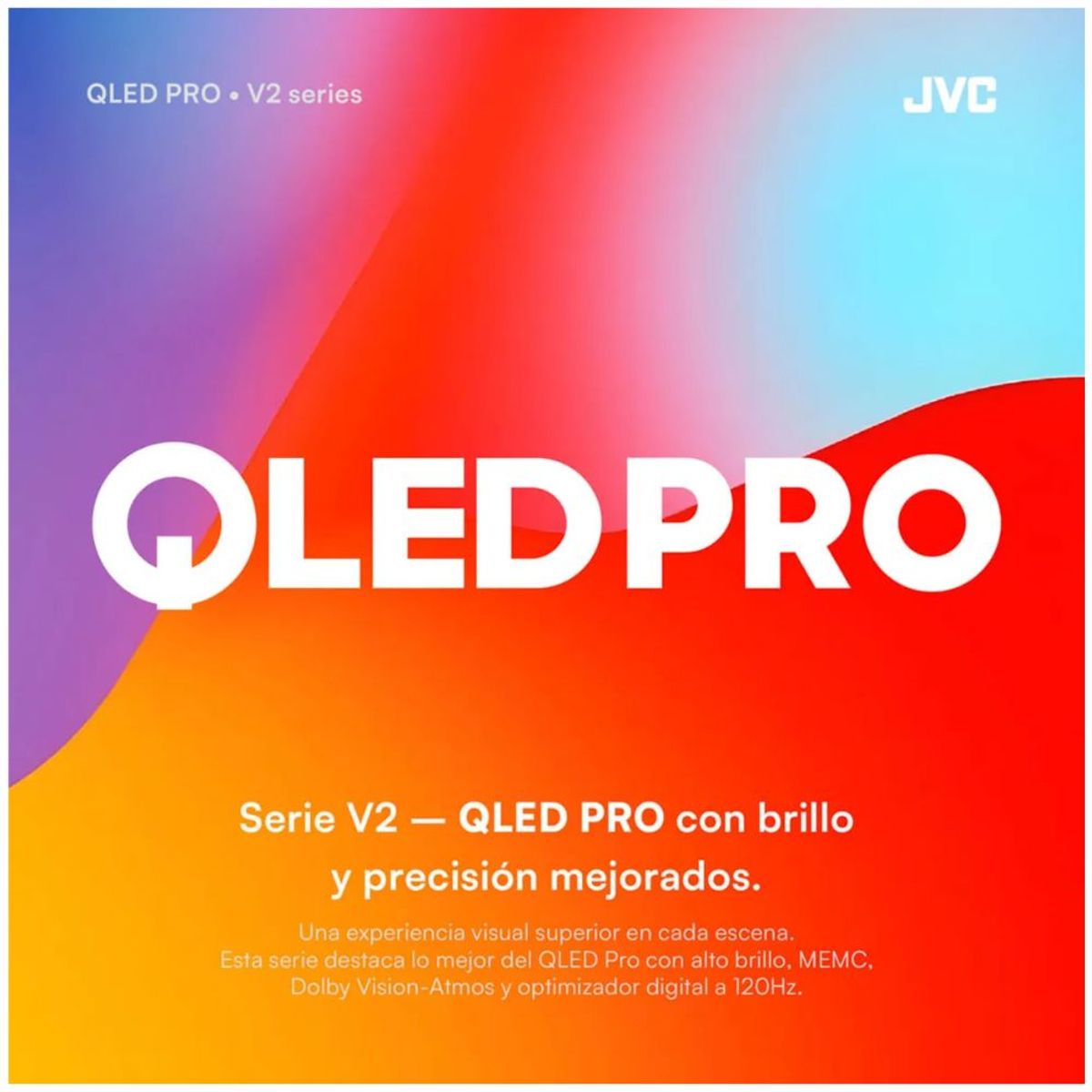 GENERICO - Televisor JVC 58 QLED Pro 4K Google TV LT-58KM858