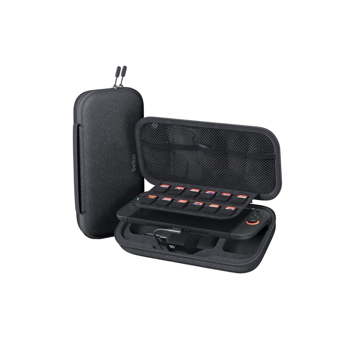 BELKIN - Estuche De Carga Belkin 20W Para Nintendo Switch 2 Charcoal Ena001