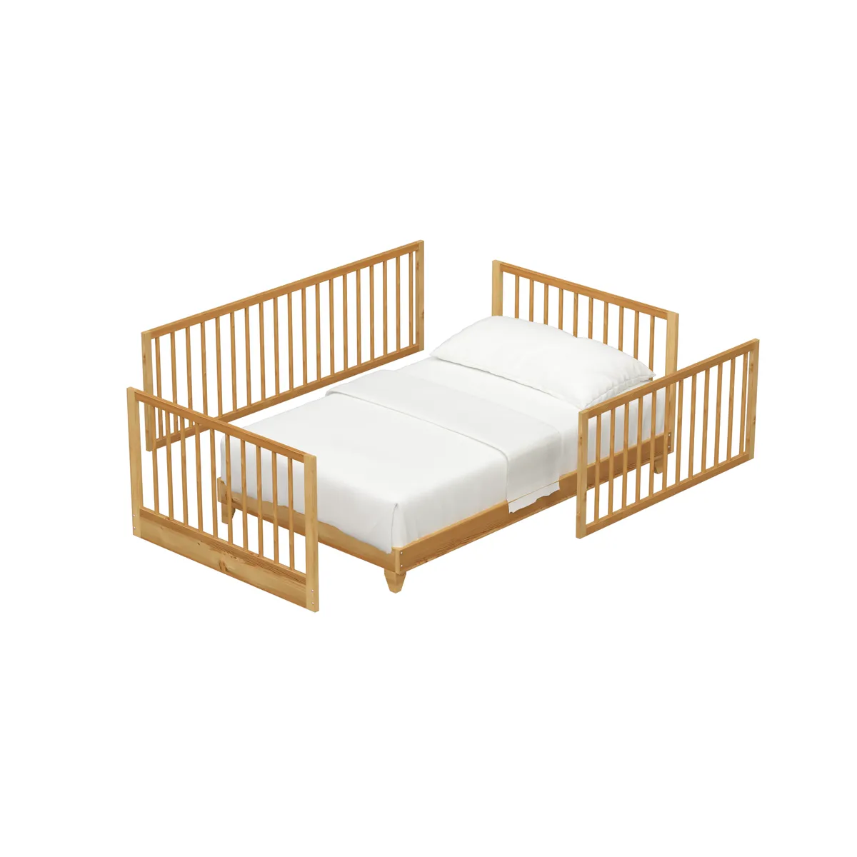 MUEBLES MACRUMO - CAMA MONTESSORI EVOLUTIVA DESARMABLE - 15PLZ