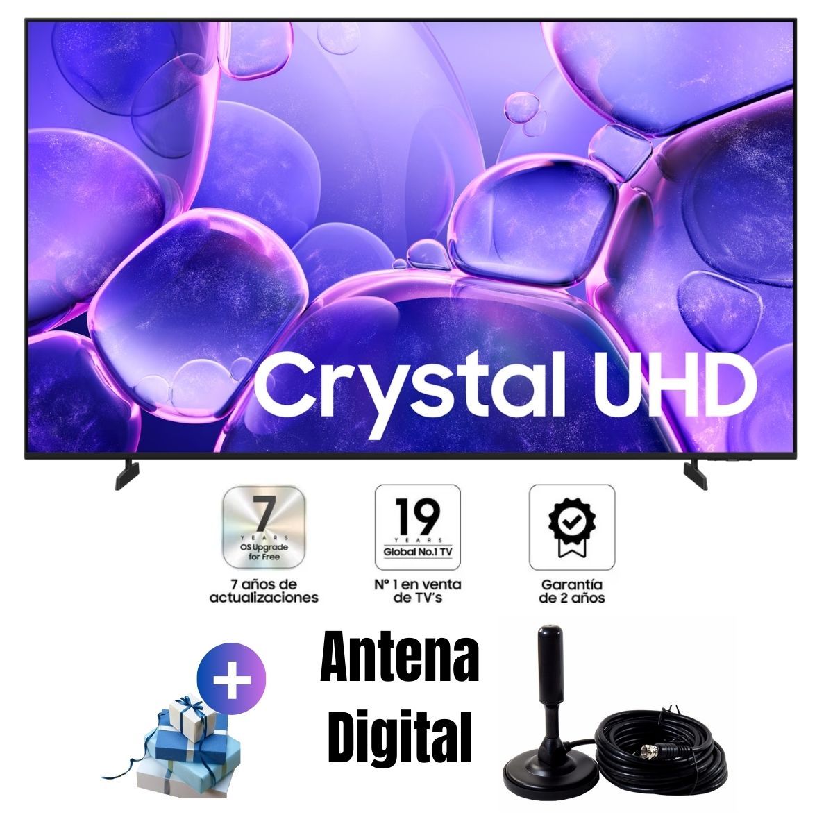 SAMSUNG - Televisor SAMSUNG 75'' Crystal UHD 4K UN75U8000FGXPE 2025 + Ant