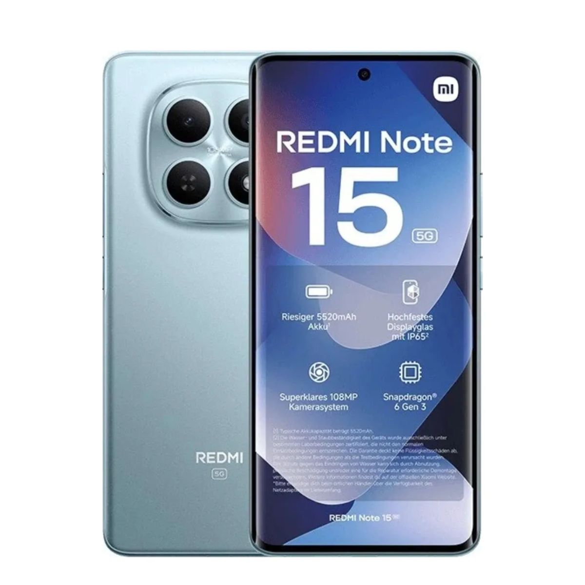 REDMI - REDMI NOTE 15 PRO PLUS 5G 512GB 12RAM AZUL GLACIAR REGISTRADO