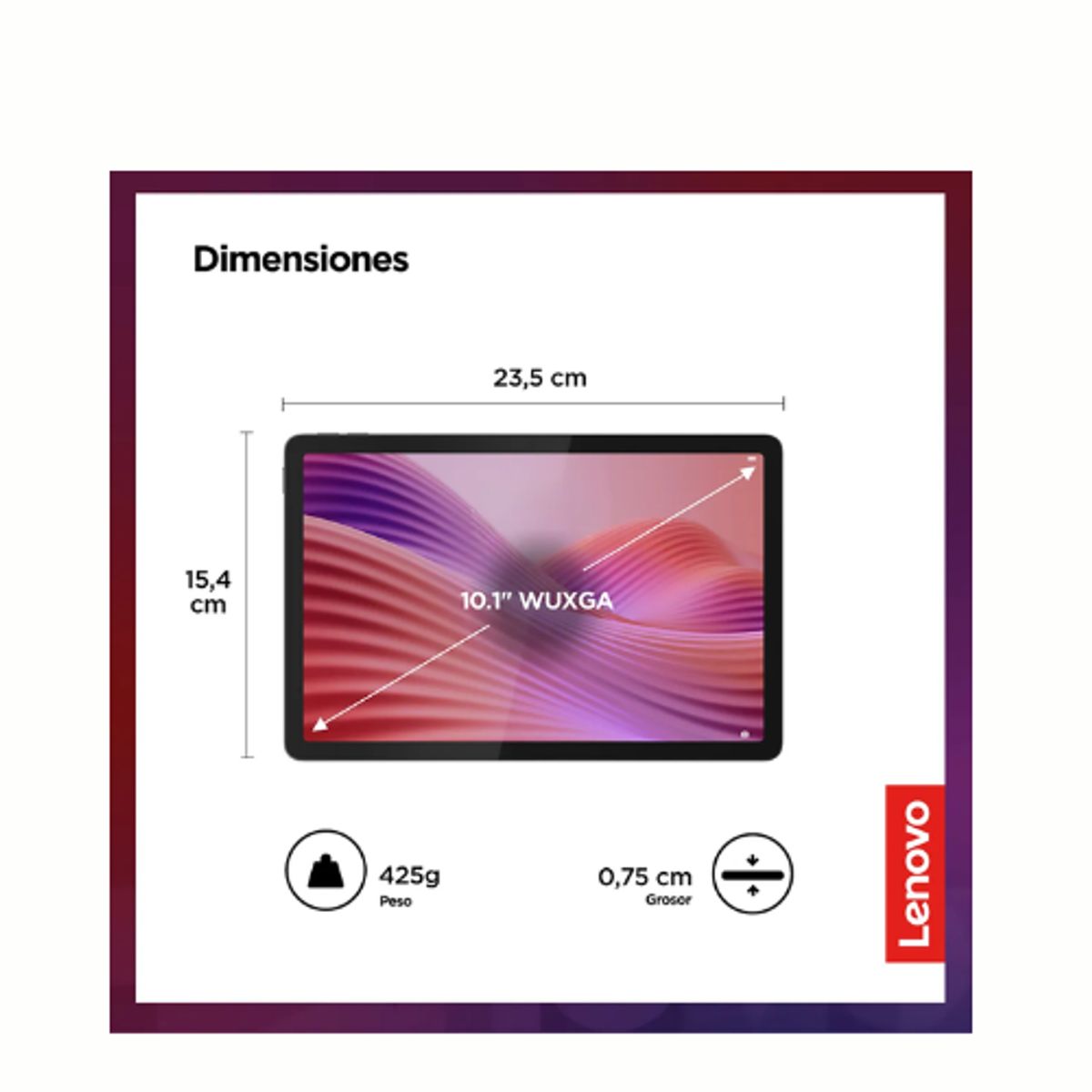 LENOVO - Tablet Lenovo Tab Con Chip Mediatek Helio G85 4 Gb Ram 128 Gb 10.1"