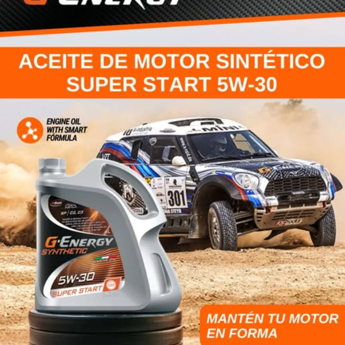 GENERICO - ACEITE G-ENERGY SUPER START 100% SINTETICO 5W-40 Full Sintetico 4L