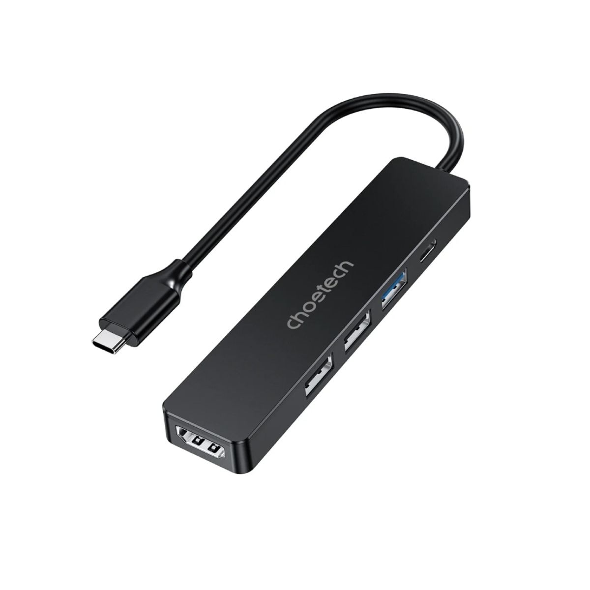 CHOETECH - Adaptador Hub USB Tipo C 5 en 1 Choetech HDMI 4K PD 100W Laptop y Mac