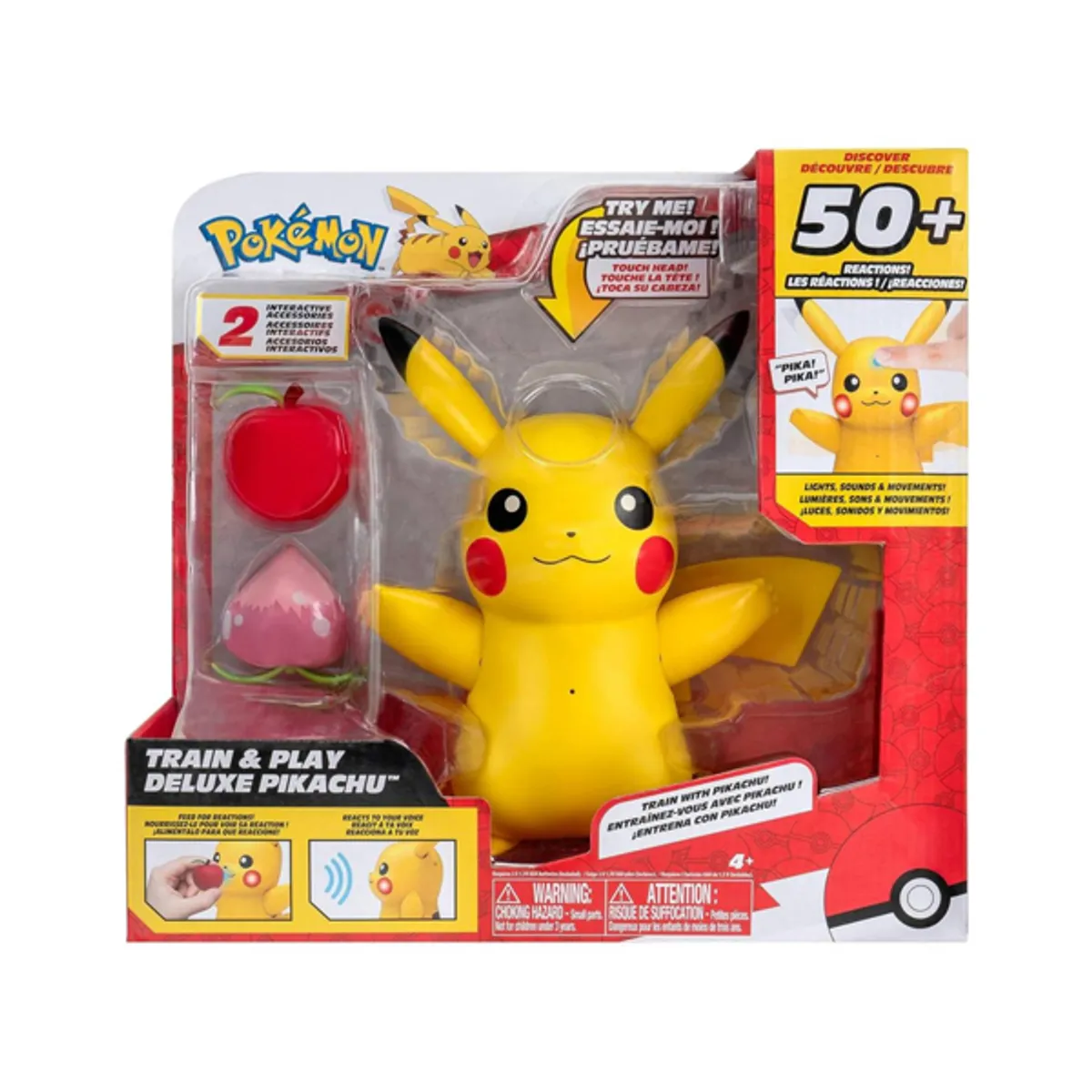 POKEMON - Pokemon Figure Pikachu Deluxe con Sonidos